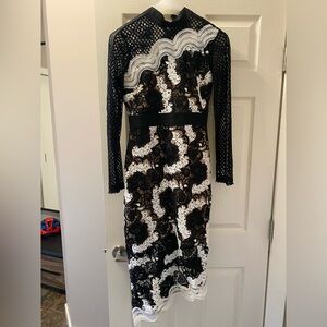 Brand new with tags Self Portrait Lace Midi Dress